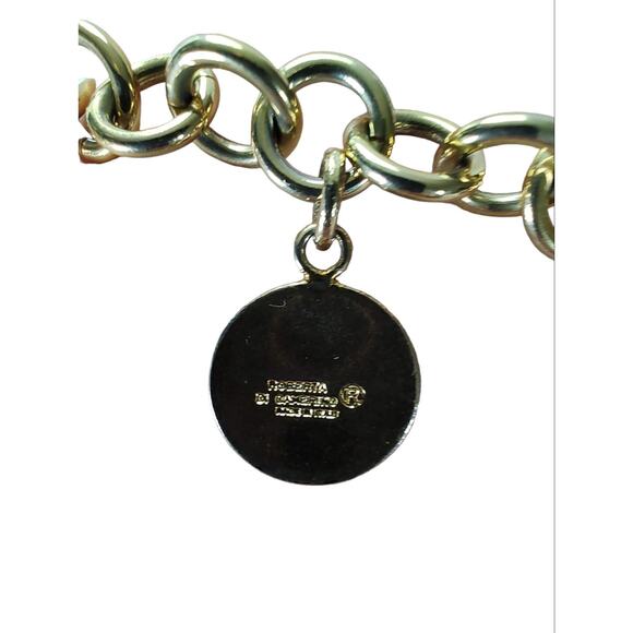 Vintage Roberta di Camerino Gold Tone Chain Belt Medallion Charms Italy - Picture 6 of 13